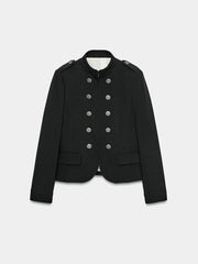 Women Napoleon Jacket | Slim Fit | Long Sleeve | Stand Collar