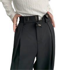 Unisex Black Suit Pants | Loose Oversized Wide Leg Dress Pants | Forma Paris Republica Unisex Black Suit Pants | Loose Oversized Wide Leg Dress Pants | Forma Paris Republica