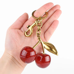 Women Cherry Bag Charm | Phone Charm | Purse Charm | Keychain