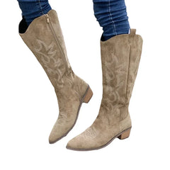 Women Embroidered Western Cowboy Boots | Knee High Boots | Long boots