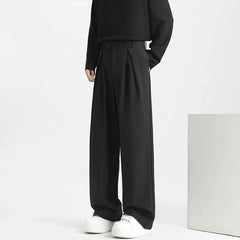 Men Naples Suit Pants | Casual Retro Trousers | Light