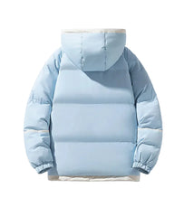 Unisex Thick Hooded Puffer Jacket | Windbreaker Jacket | Warm Parka Winter Jacket