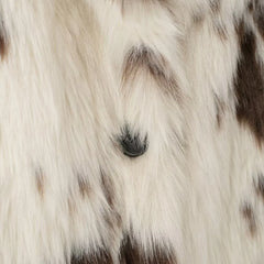 Women Winter Animal Print Fur Coat | Thick Warm Long Coat