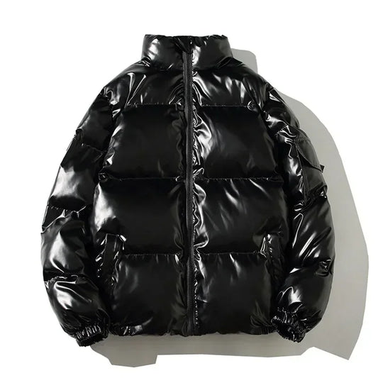 Unisex Metallic Warm Winter Jacket | Thick Waterproof Puffer Jacket | Windproof Jacket