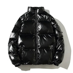Unisex Metallic Warm Winter Jacket | Thick Waterproof Puffer Jacket | Windproof Jacket
