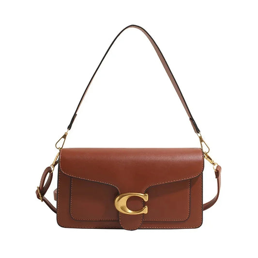Women Leather Shoulder Bag | Underarm Bag | Crossbody Bag | Square Bag