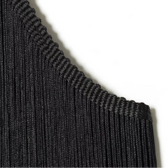 Women Long Tassel Top | Halter Neck | Sleeveless | Backless
