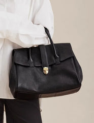 Women Large Capacity Leather Retro Handbag