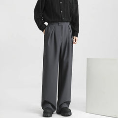 Men Naples Suit Pants | Casual Retro Trousers | Light