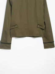 Women Rope Knot Button Jacket | Long Sleeves | Napoleon Jacket