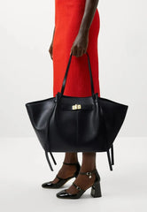 Women Large-Capacity Hand Bag | Metal Lock | Tote Bag | Shoulder Bag