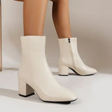 Women Leather Ankle Boots