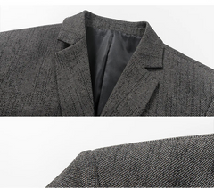 Blazer Men British Style | Casual Suit Fitted