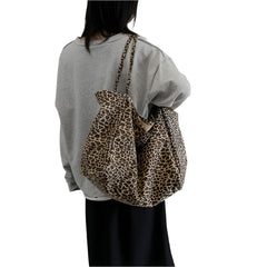 Women Large Leopard Tote Bag