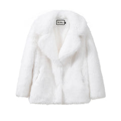 Women Winter Luxury Long Fur Coat | Thick Warm Fur Overcoat