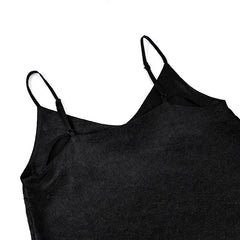 Women Elegant Satin Spaghetti Strap Camisole | Lace Split Vest | Casual Silk Top | Summer