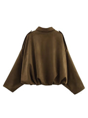 Women Vintage Oversize Bomber Jacket | Loose Jacket