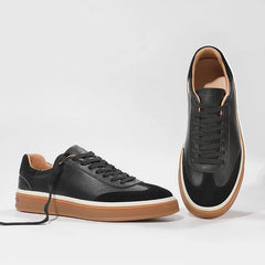 Men Genuine Leather Sneakers | Lightweight | Casual Shoes | Trainers