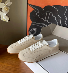 Women Genuine Leather Shoes | Flat Casual Sport Shoes | Comfortable | Breathable | German Trainers