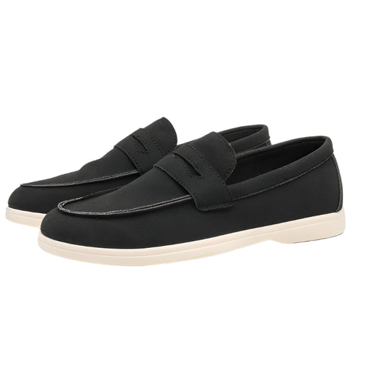 Men Summer Suede Loafers | Breathable Flats | Driving Shoes