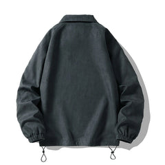 Unisex Oversized Bomber Jacket | Men Vintage Baggy Zip Up Jacket