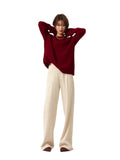 Women Round Neck Cashmere Sweater