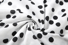 Women Polka Dot Print Maxi Dress | Spaghetti Strap | V-Neck