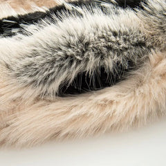 Women Fur Jacket | Short Coat | Elegant Fluffy Loose Jacket | Warm Long Sleeve Jackett | Fur Coat