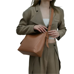 Women Bucket Bag | Leather Shoulder Bag