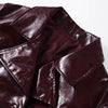 Women Vintage Leather Jacket | Skirt | Set | Vintage Short Leather Skirt