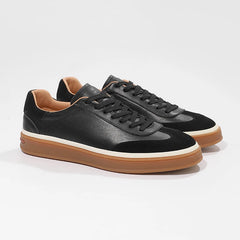 Men Genuine Leather Sneakers | Lightweight | Casual Shoes | Trainers
