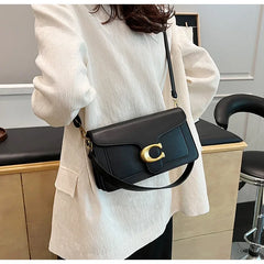Women Leather Shoulder Bag | Underarm Bag | Crossbody Bag | Square Bag