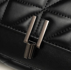 Classic Quilted Black Shoulder Bag | Vintage Flap Bag