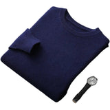 Pure Wool Sweater Men | Pullover | Cashmere Knitting