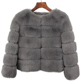 Women's Retro Thick Fur Coat