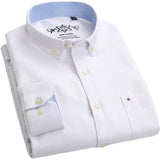 Plain Oxford Long-Sleeve Shirt Men