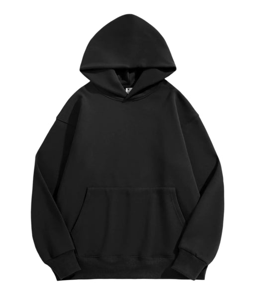 Unisex Warm Casual Hoodie | Heavy Cotton Sweatshirt | Velvet Hooded Polar Fleece Pullover