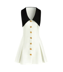 Women V-Neck Mini Dress | Sleeveless | Summer | Elegant | Party Dress