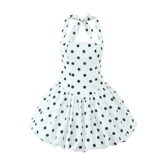Women Polka Dot Vacation Mini Dress | High Waist | Ball Gown Dress Women Polka Dot Vacation Mini Dress | High Waist | Ball Gown Dress