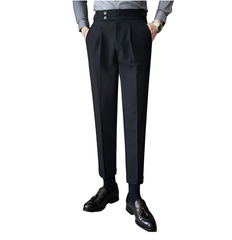 Men High Waisted Vintage Pants | Men Old Money Formal Pants | Formal Office Suit Pants
