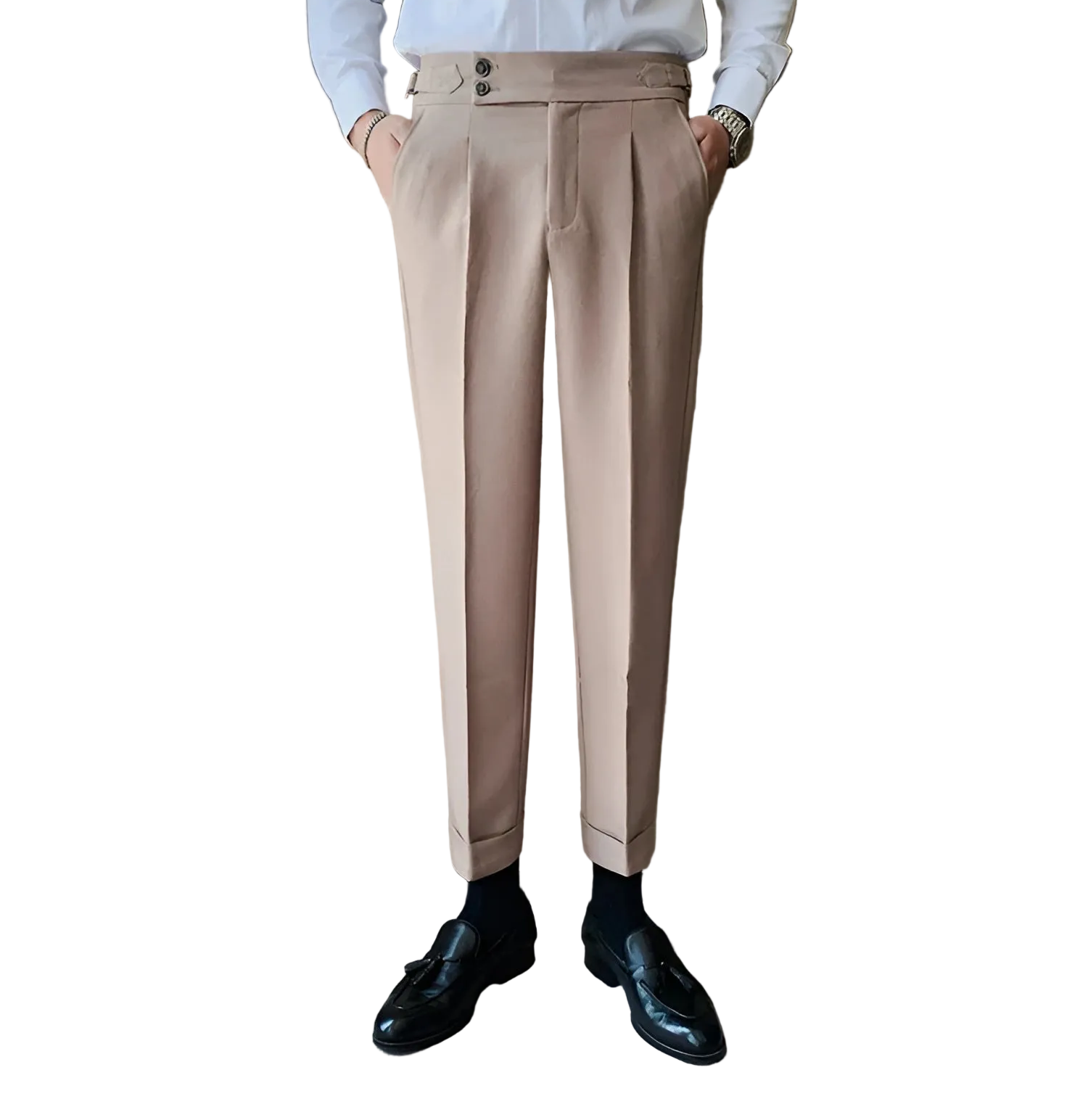 Men High Waisted Vintage Pants | Men Old Money Formal Pants | Formal O Paris Republica Men High Waisted Vintage Pants | Men Old Money Formal Pants | Formal O Paris Republica