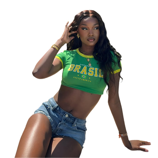 Women Retro Street Aesthetic Baby T-Shirt | Casual Slim Short Sleeve | Y2k Top