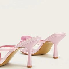 Women Square Toe Flower Heels | Flora | Sandals | Summer | Vacation