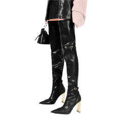 Women Soft Leather Thigh High Boots | High Heels | Over The Knee Boots | Party Shoes