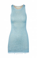Women Summer Sequin Dress | Sleeveless | Glitter Lace Mini Dress