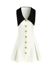 Women V-Neck Mini Dress | Sleeveless | Summer | Elegant | Party Dress