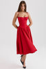 Women Pleated Sling Summer Dress